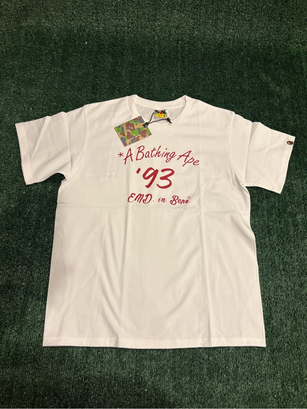 A Bathing Ape '93 White Short-Sleeve Graphic Tee